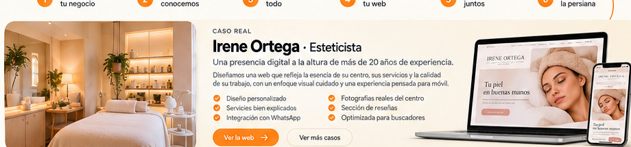 Caso real Irene Ortega, esteticista